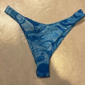 blue marble bathing bottom